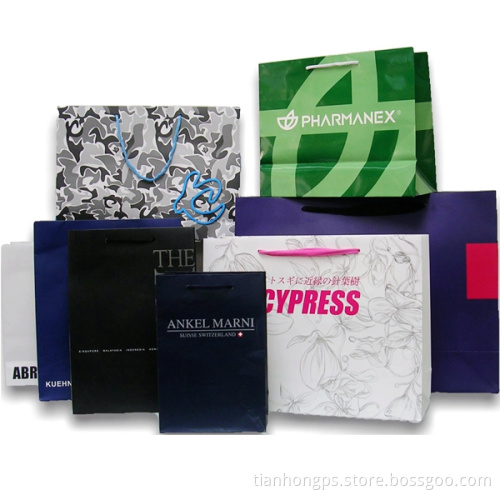 Custom Paper Printing Shopping Bag (OEM-PB011)